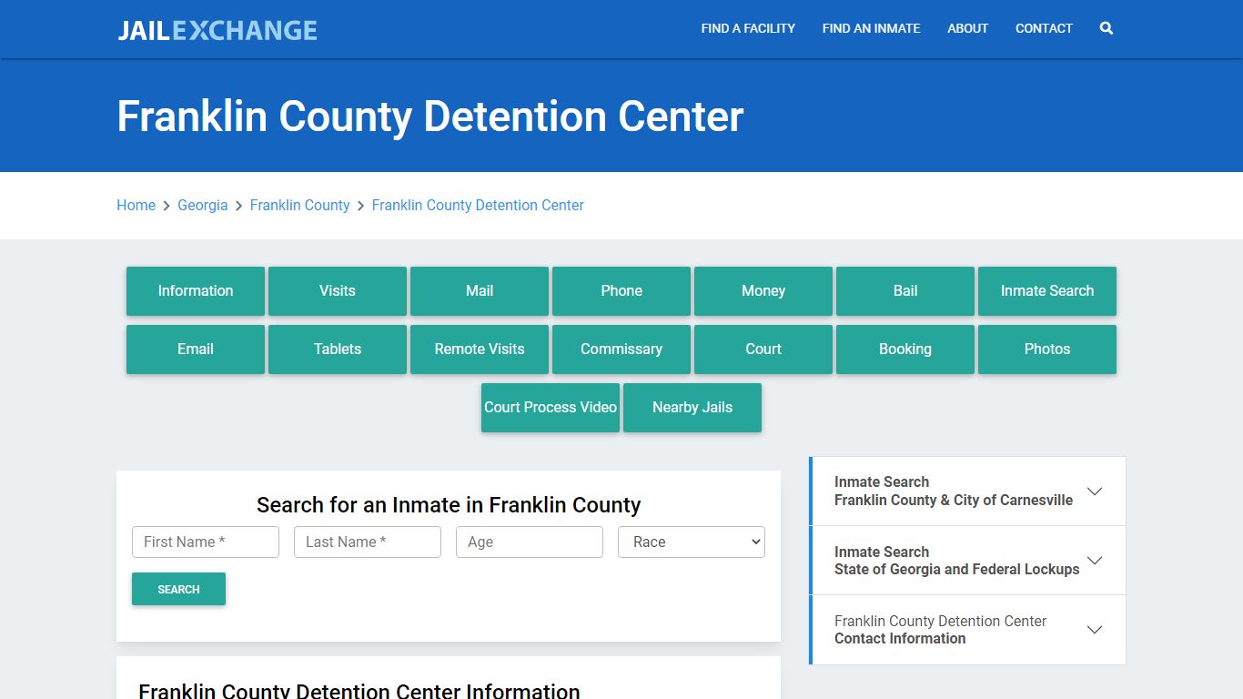 Franklin County Detention Center - Jail Exchange