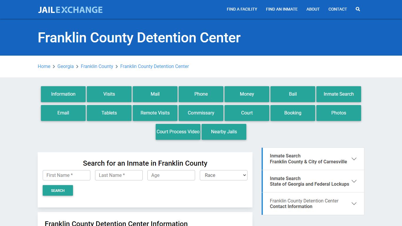 Franklin County Detention Center - Jail Exchange